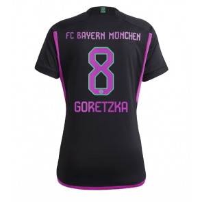Bayern Munich Leon Goretzka #8 Replika Udebanetrøje Dame 2023-24 Kortærmet
